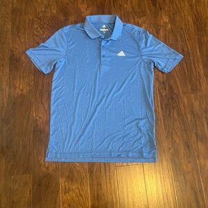 Adidas Men's Sky Blue Polo Shirt